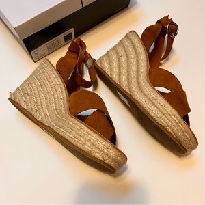 Dolce Vita Pami Cross Band Espadrille Wedge Sandals Size 7.5